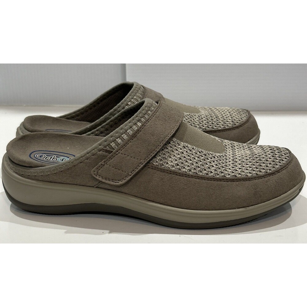 Orthofeet 732 Louise Stretch Orthopedic Comfort Shoes Mules Women's 10A Narrow